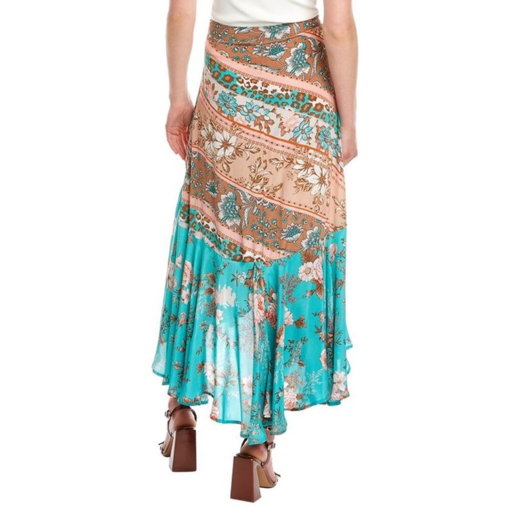 Tolani Anthroplogie boho midi skirt M - Picture 2 of 6